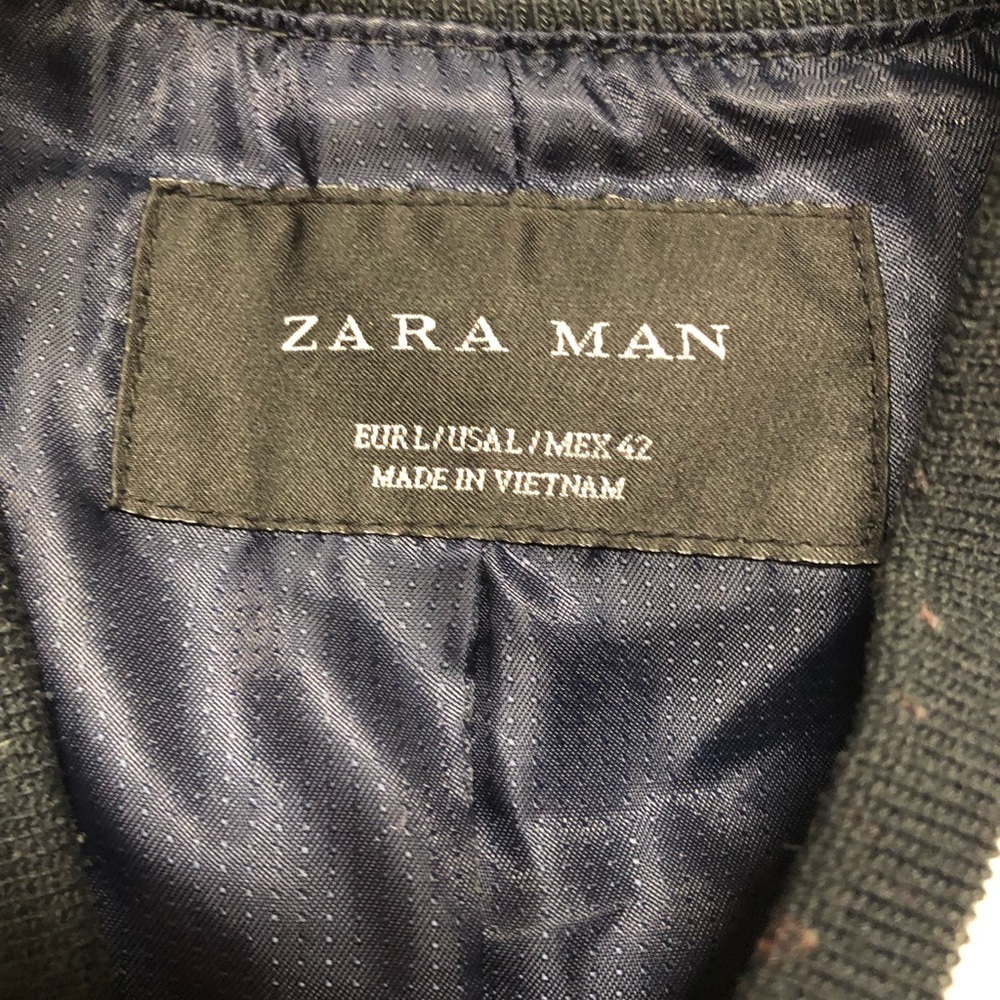 Zara man bomber jacket sz L